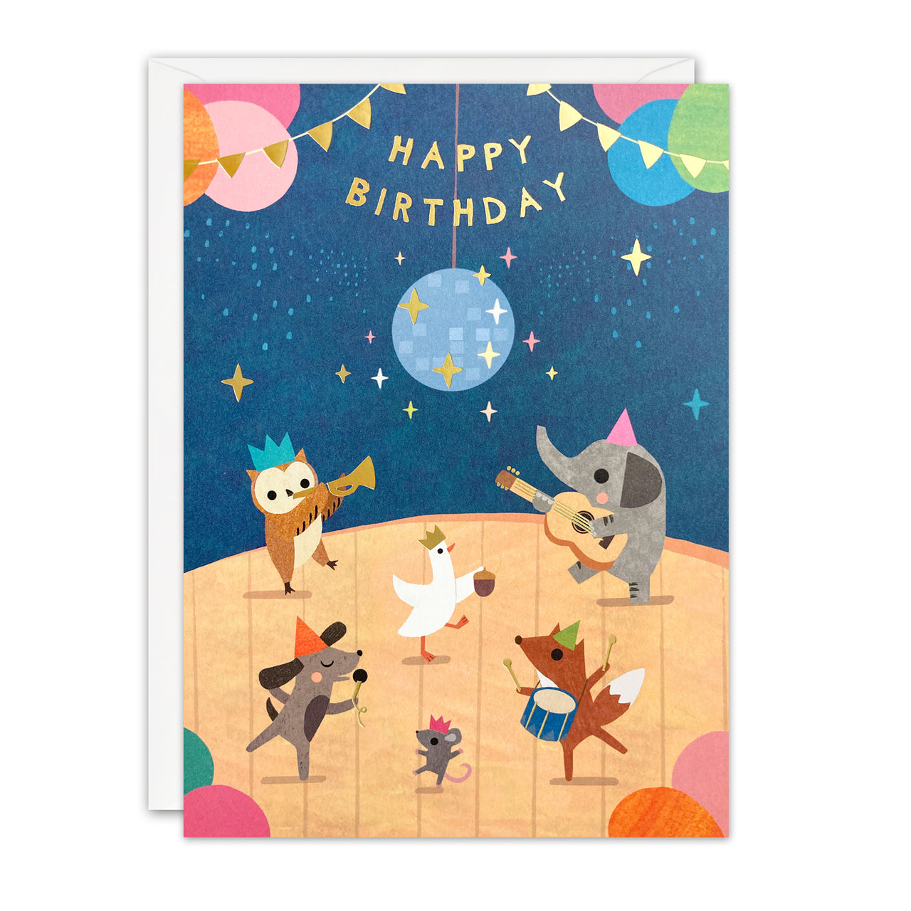 Disco Birthday Card by James Ellis