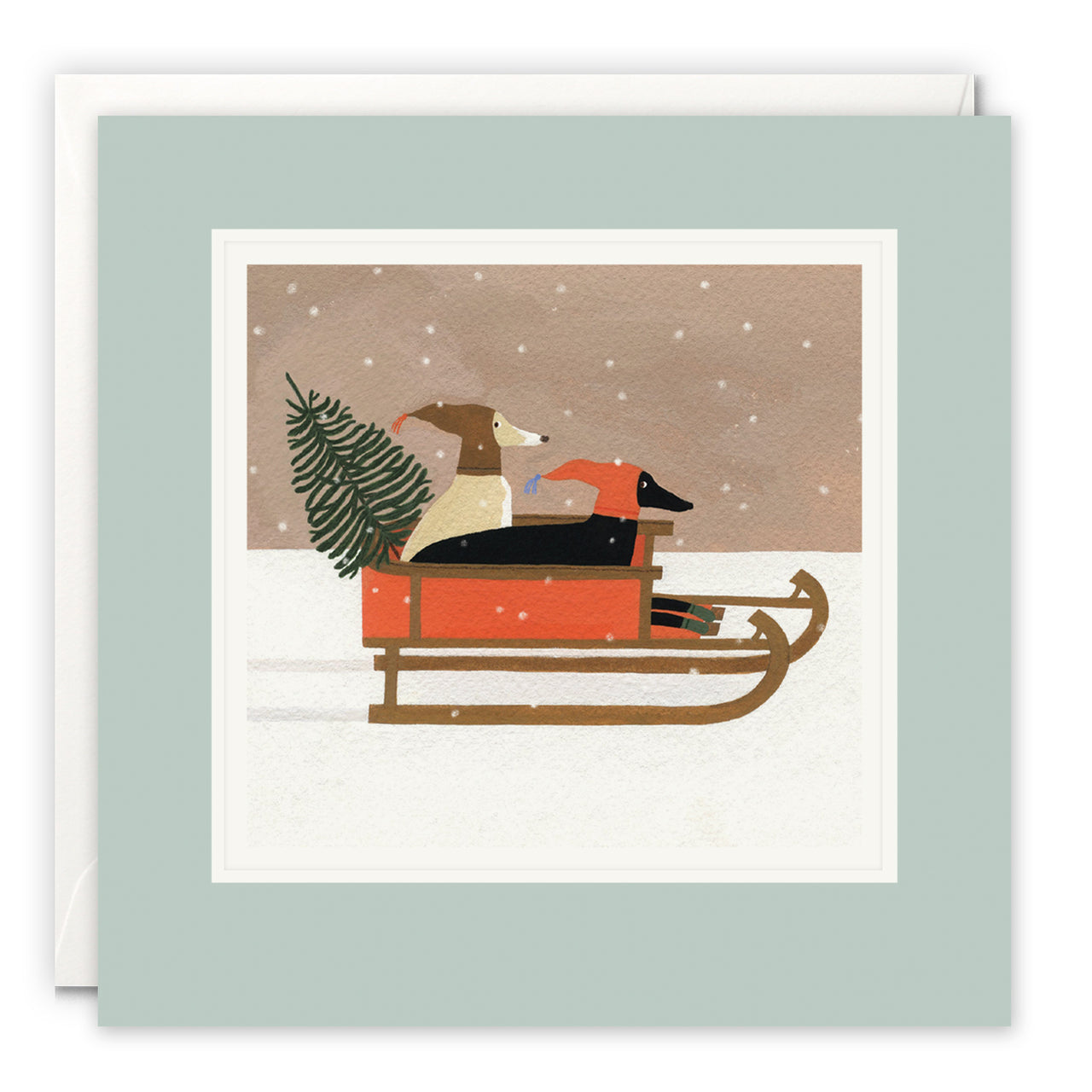 The Sled Art Card by Yelena Bryksenkova