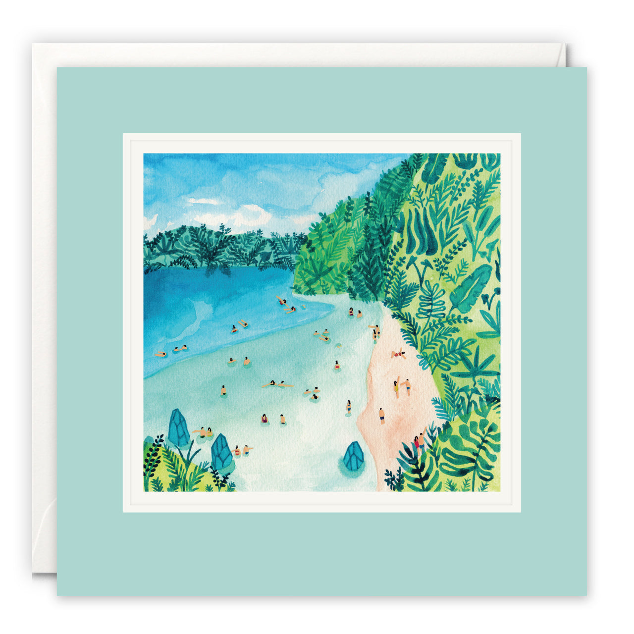 Paradise Art Card by Joanne Hendrickx