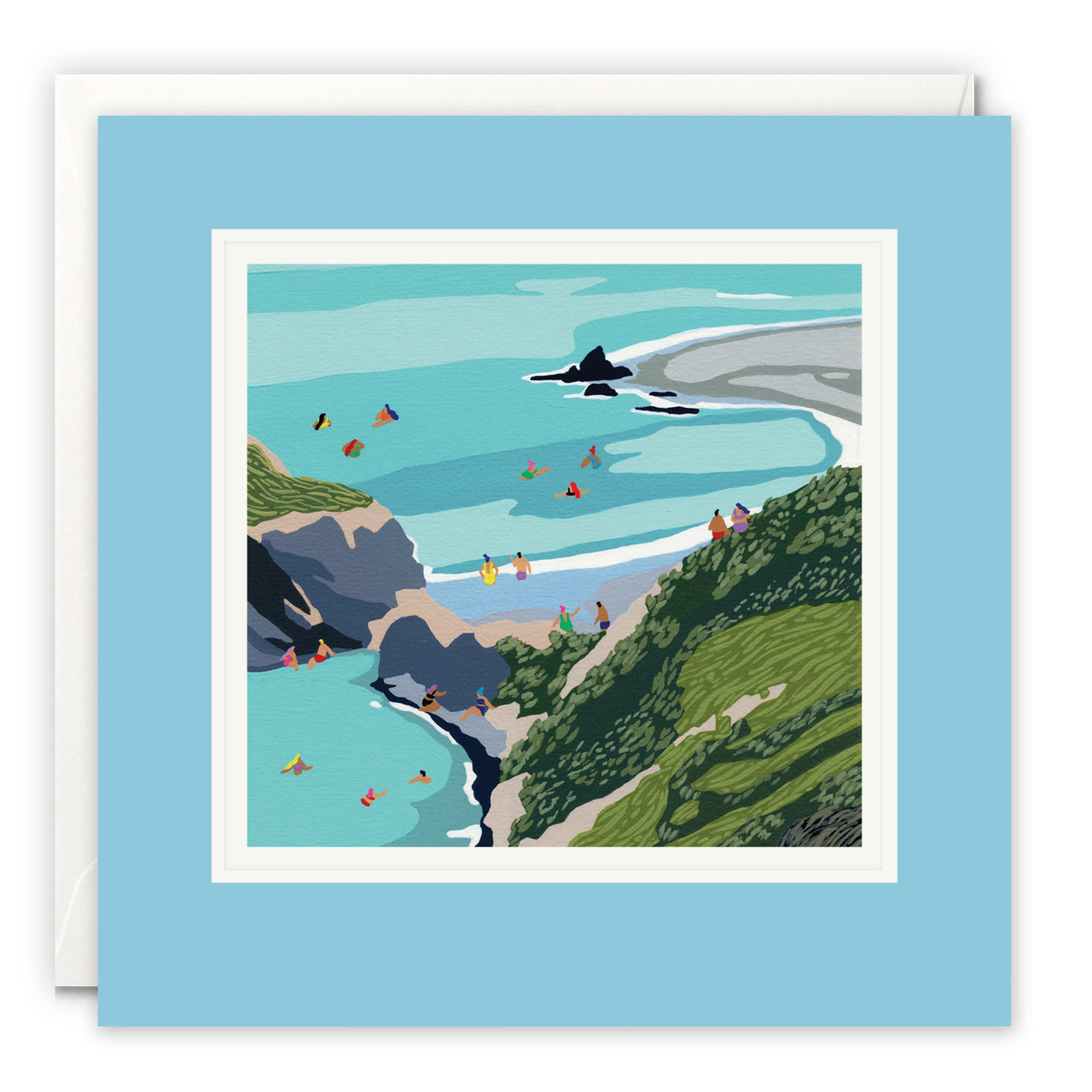 Waitakere Ranges Art Card by Joanne Hendrickx