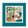 Dog Couch Art Card by Patti Blau