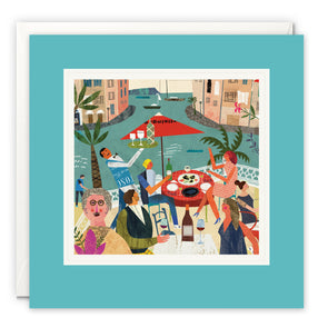 The Restaurant Art Card by Martin Haake