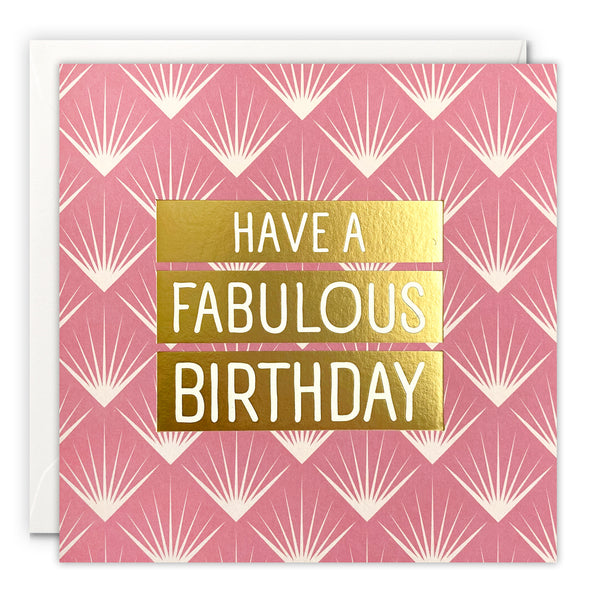 Fabulous Birthday Deco Card by James Ellis