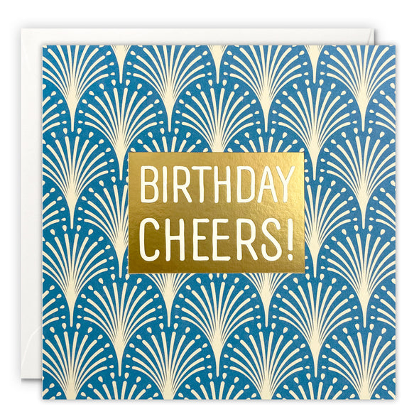 Birthday Cheers Deco Card by James Ellis