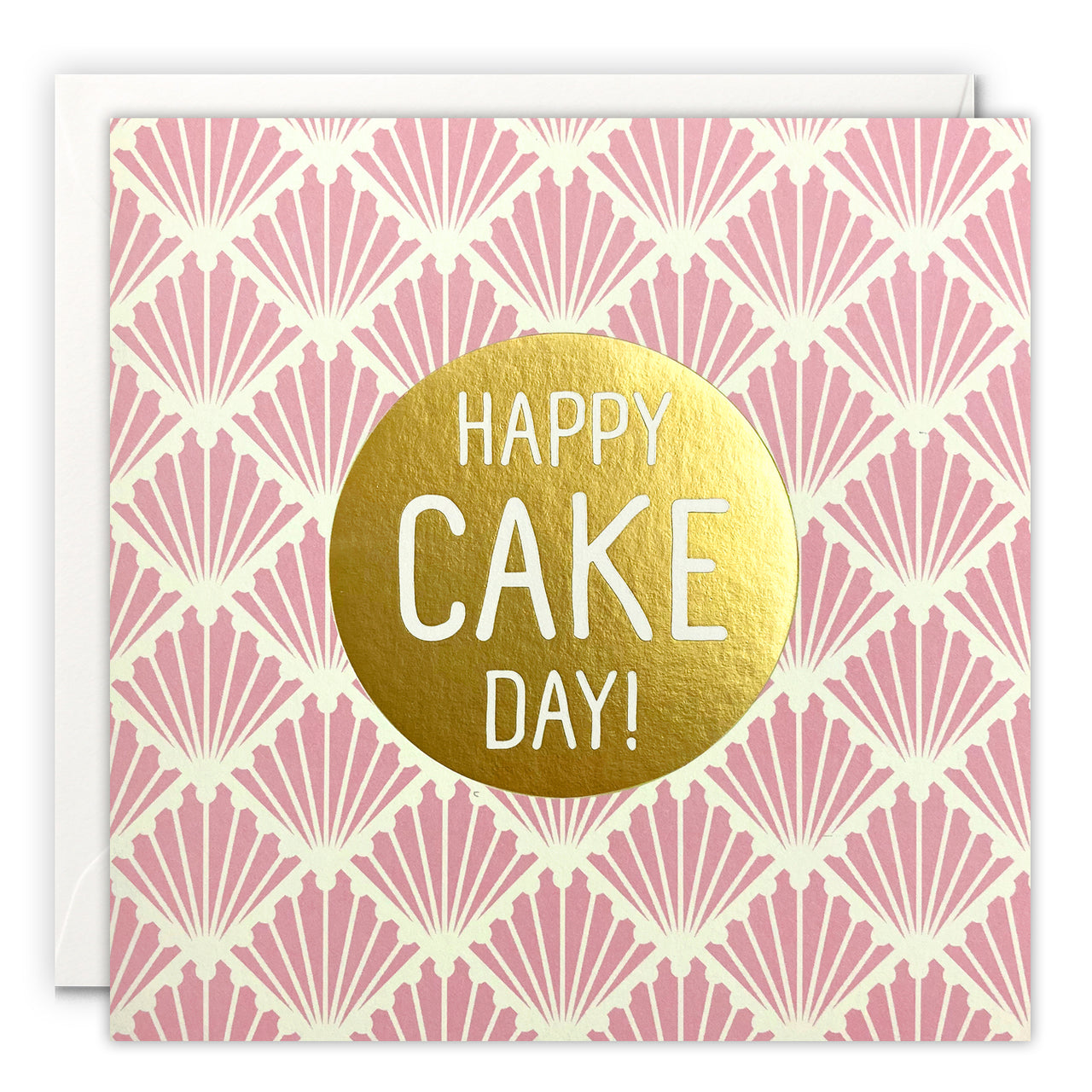 Happy Cake Day Deco Card by James Ellis