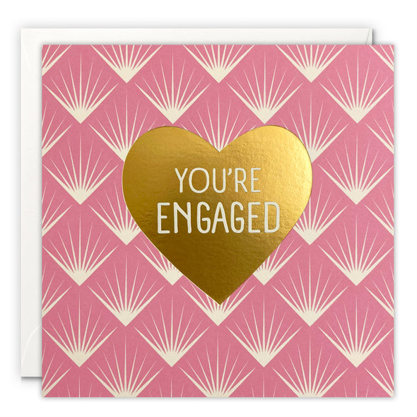 You’re Engaged Deco Card by James Ellis