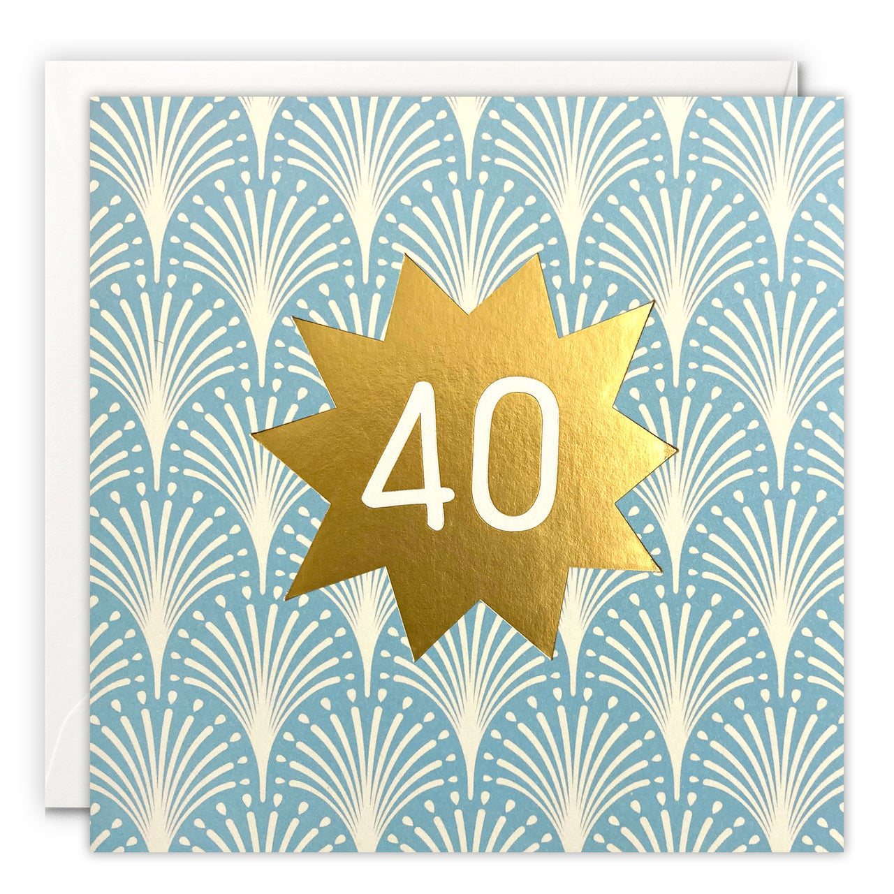 Age 40 Deco Card by James Ellis