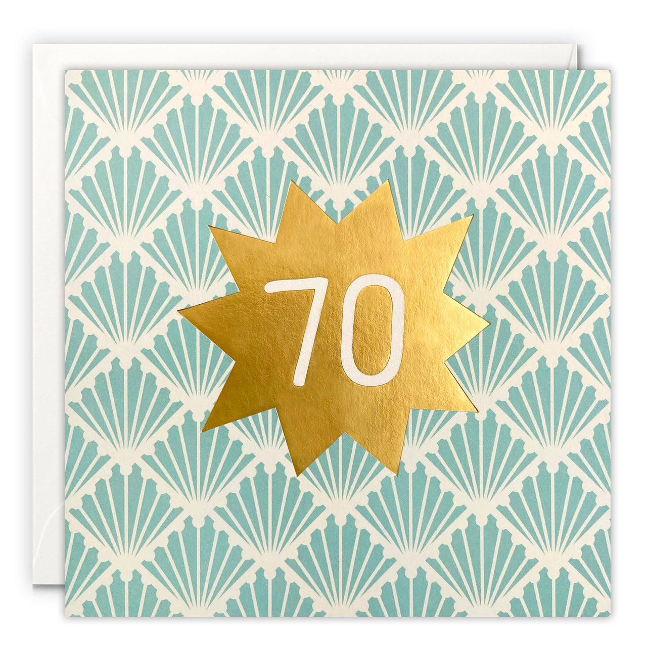 Age 70 Deco Card by James Ellis