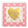 Heart Mothering Sunday Card with Paper Confetti - Deco Shakies by James Ellis