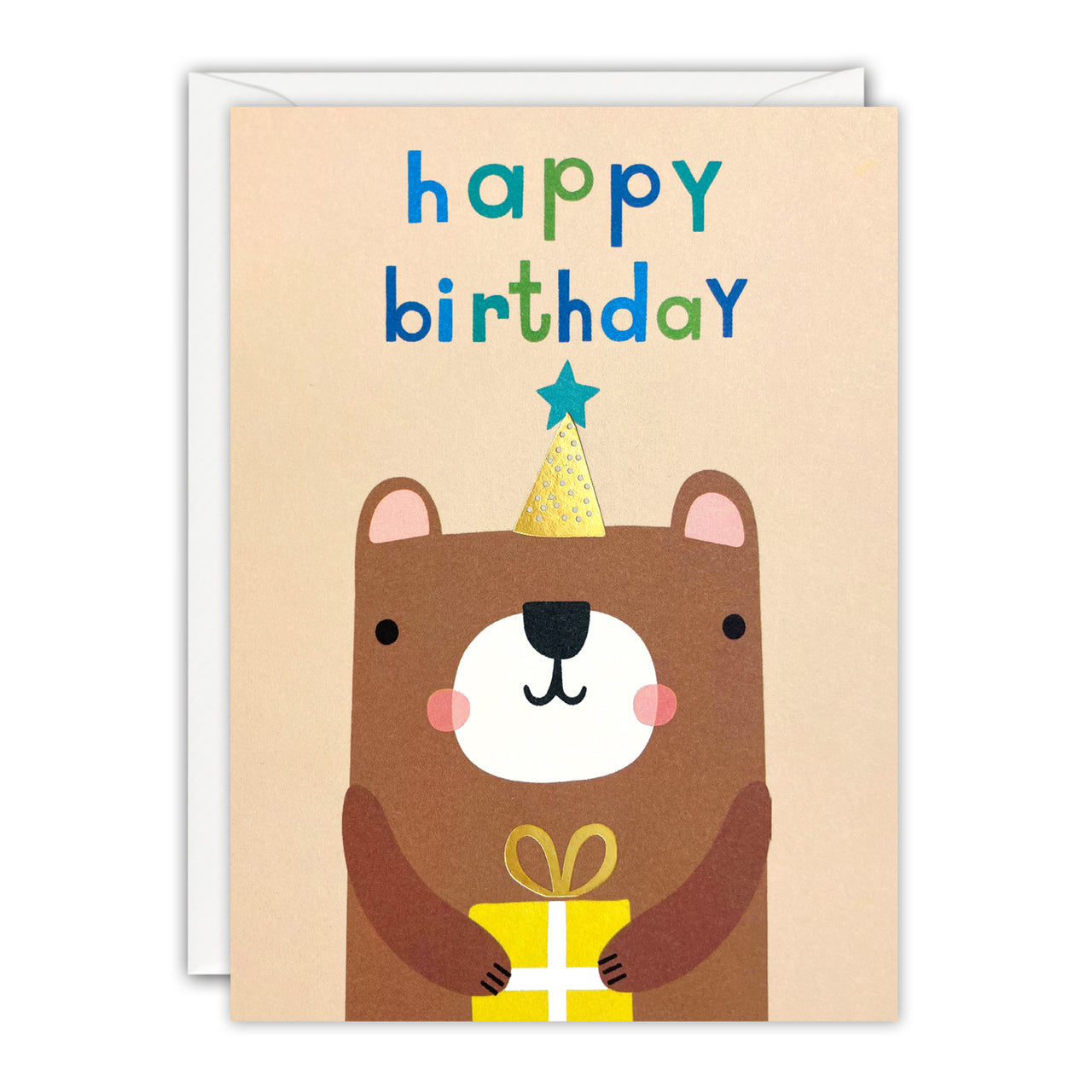 Bear Mini Birthday Card by James Ellis