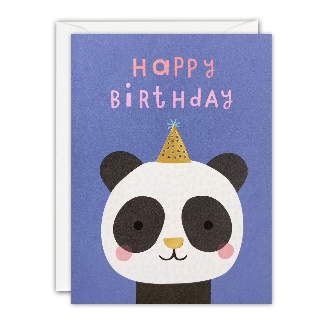 Panda Bear Mini Birthday Card by James Ellis