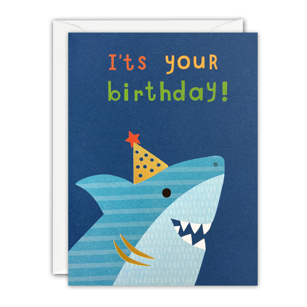 Shark Mini Birthday Card by James Ellis