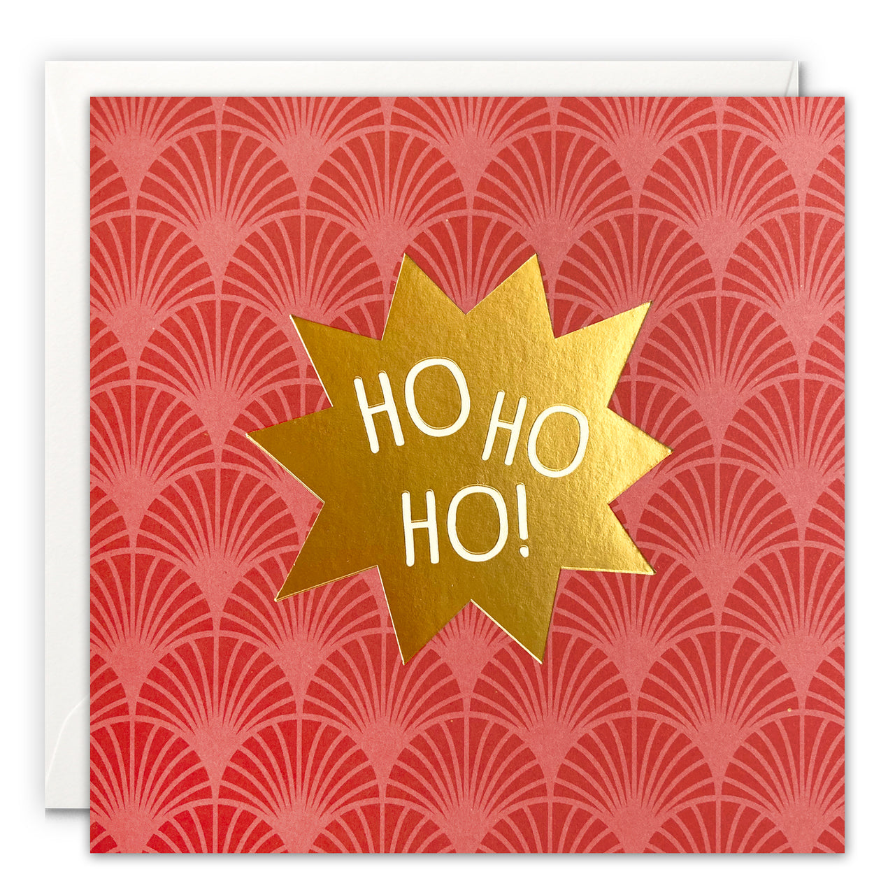 Ho Ho Ho Deco Christmas Card by James Ellis