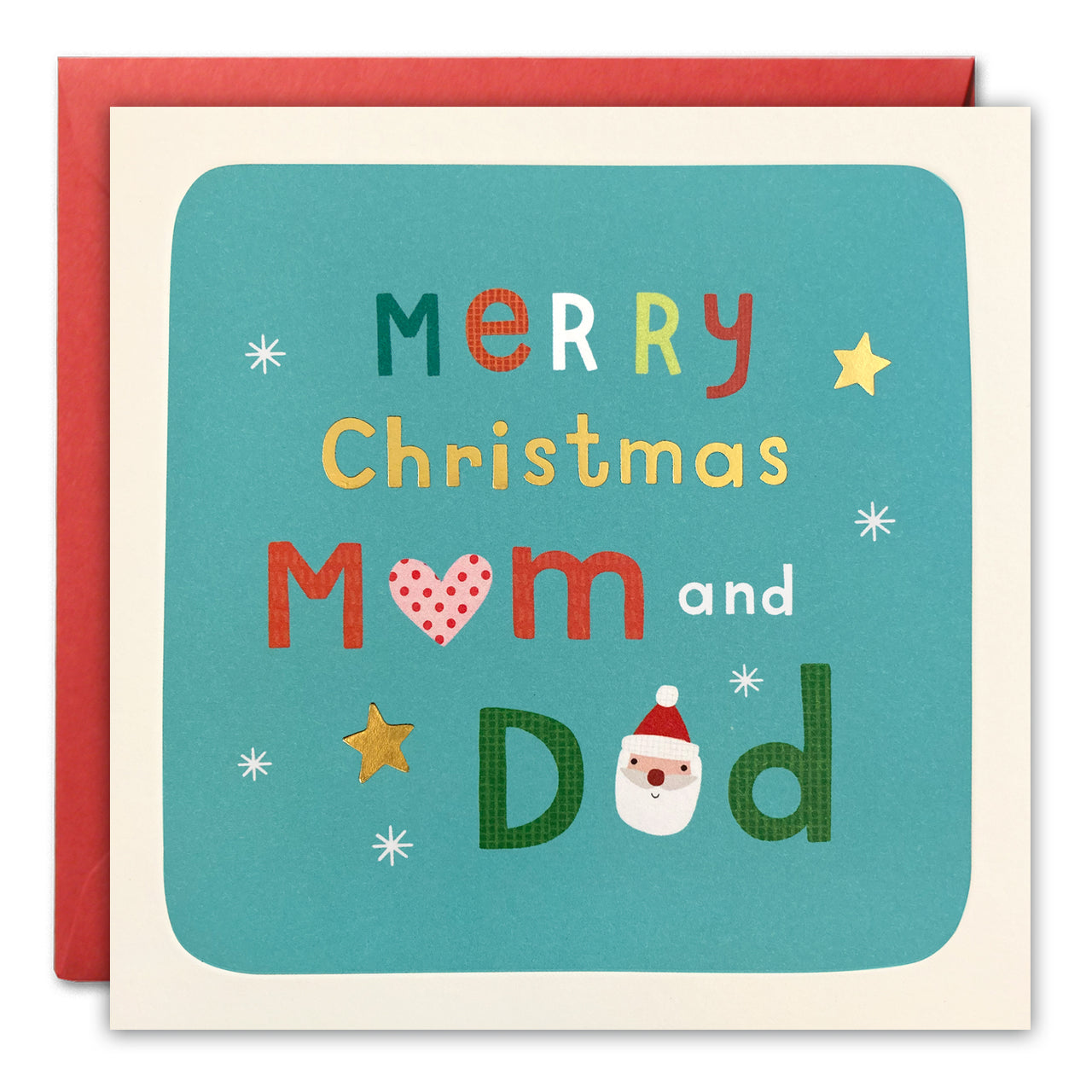 Mum and Dad Christmas Card by James Ellis