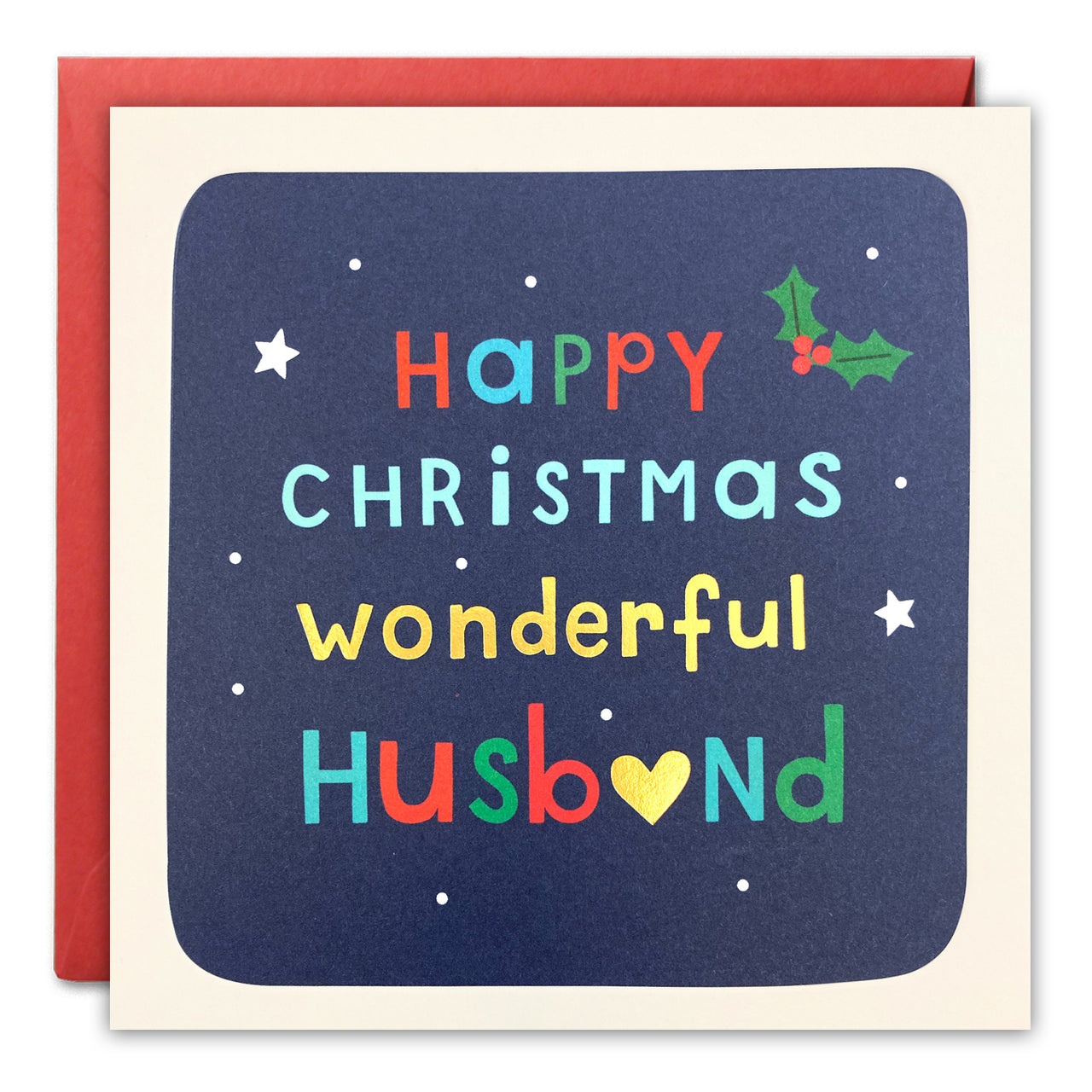 Husband Christmas Card by James Ellis