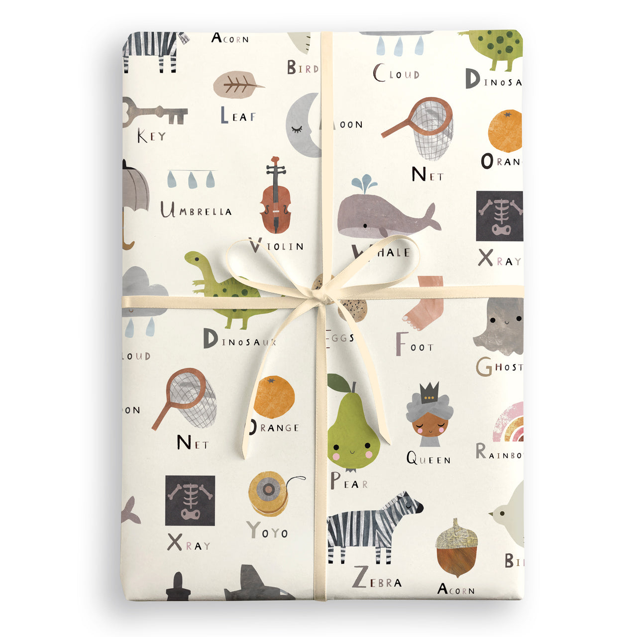 Alphabet Wrapping Paper by James Ellis