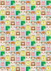 Animal Faces Wrapping Paper by James Ellis