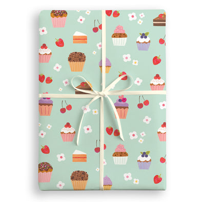 Cupcakes Wrapping Paper by James Ellis