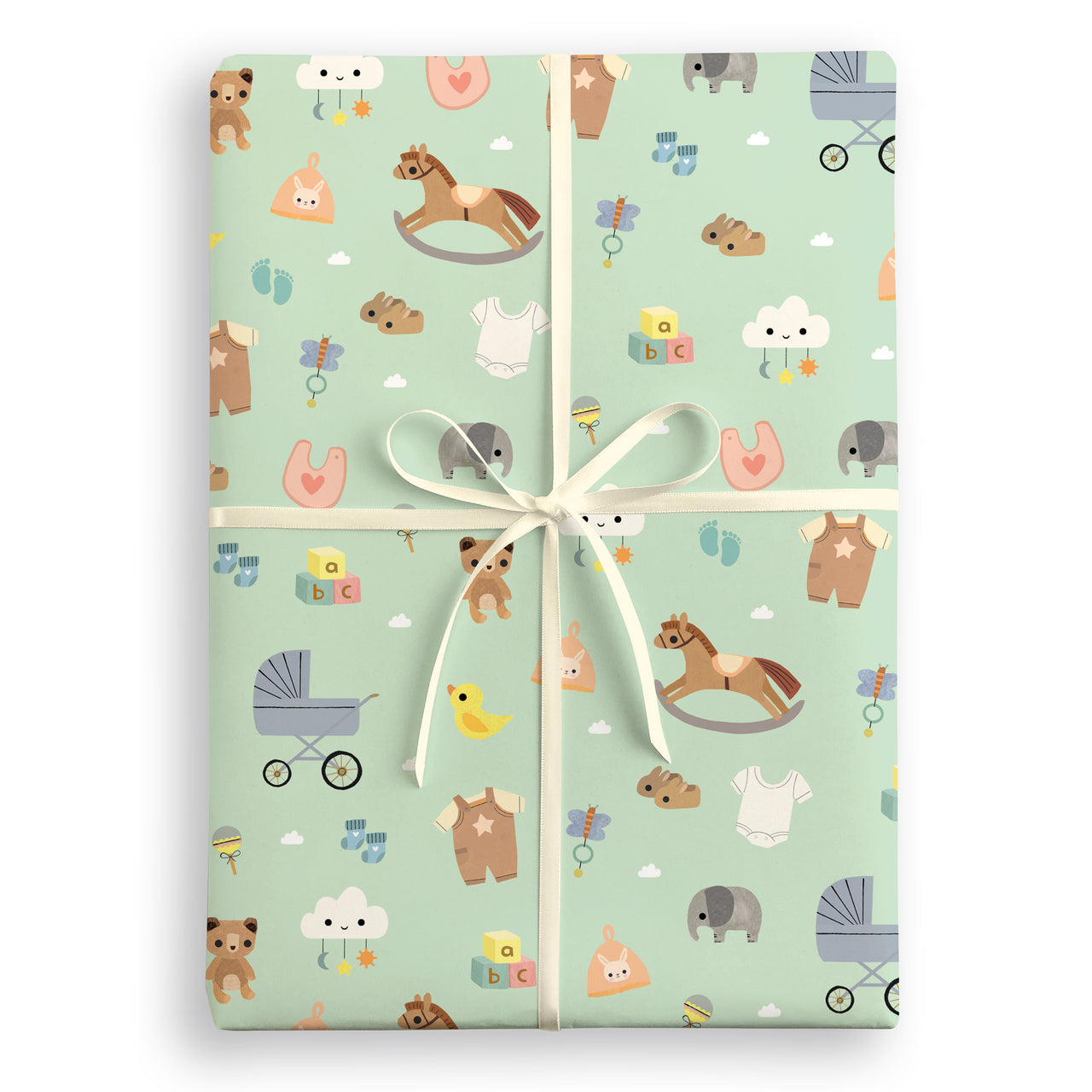 New Baby Wrapping Paper by James Ellis