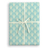 Blue Fireworks Deco Wrapping Paper by James Ellis