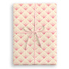 Pink Crests Deco Wrapping Paper by James Ellis