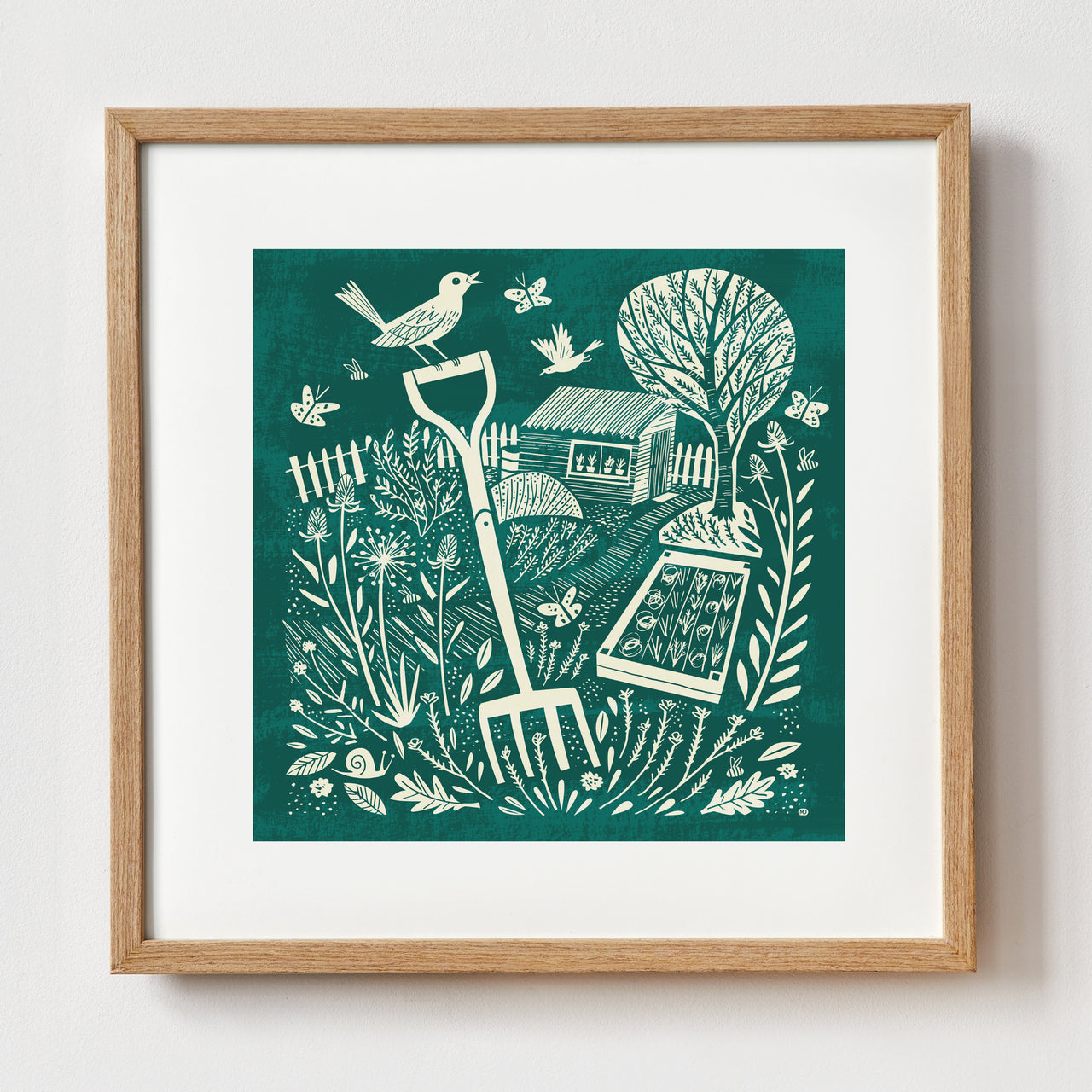 Garden Fork Art Print by Matt Johnson