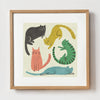 Cats Art Print by Betsy Siber