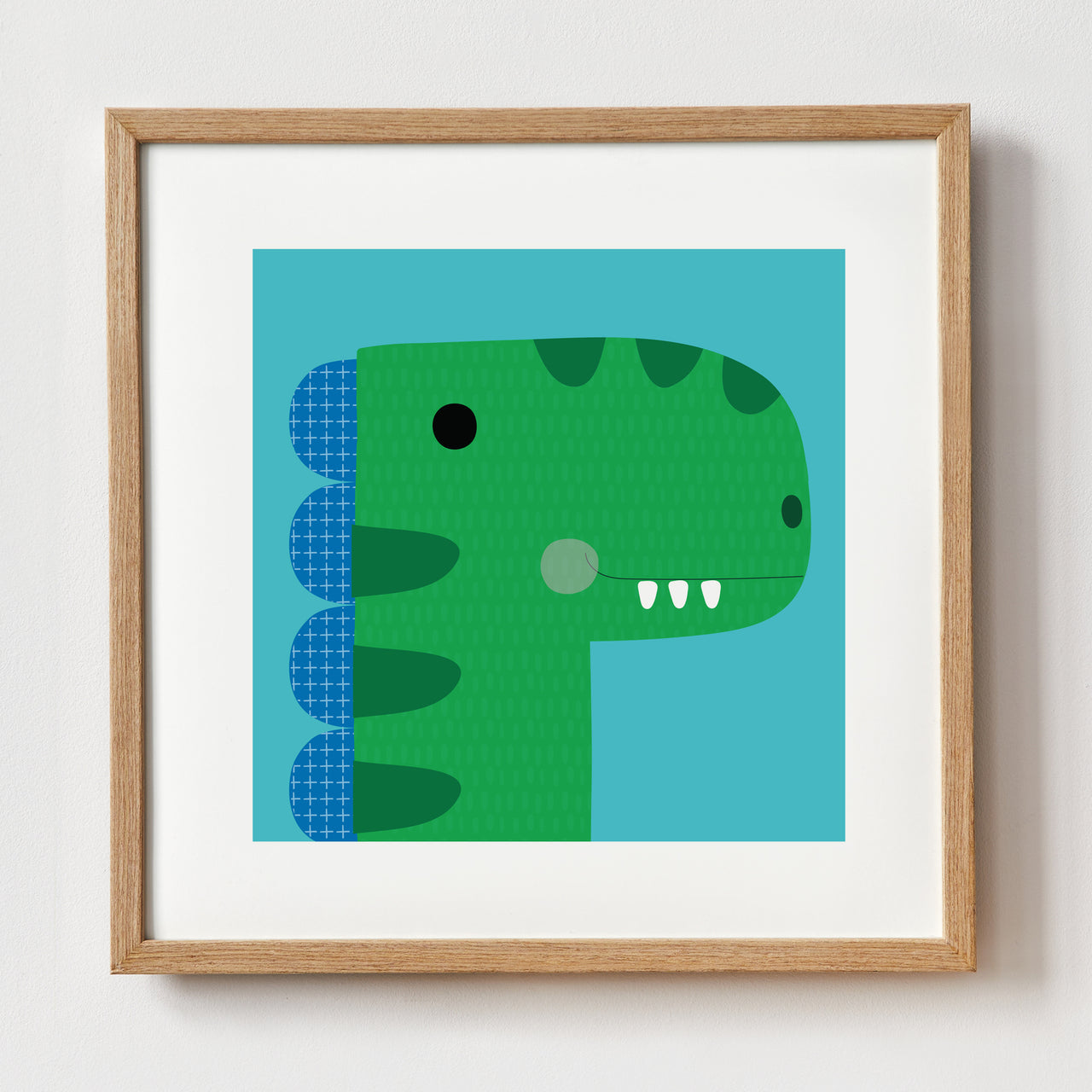 Dinosaur Art Print by Sally Payne