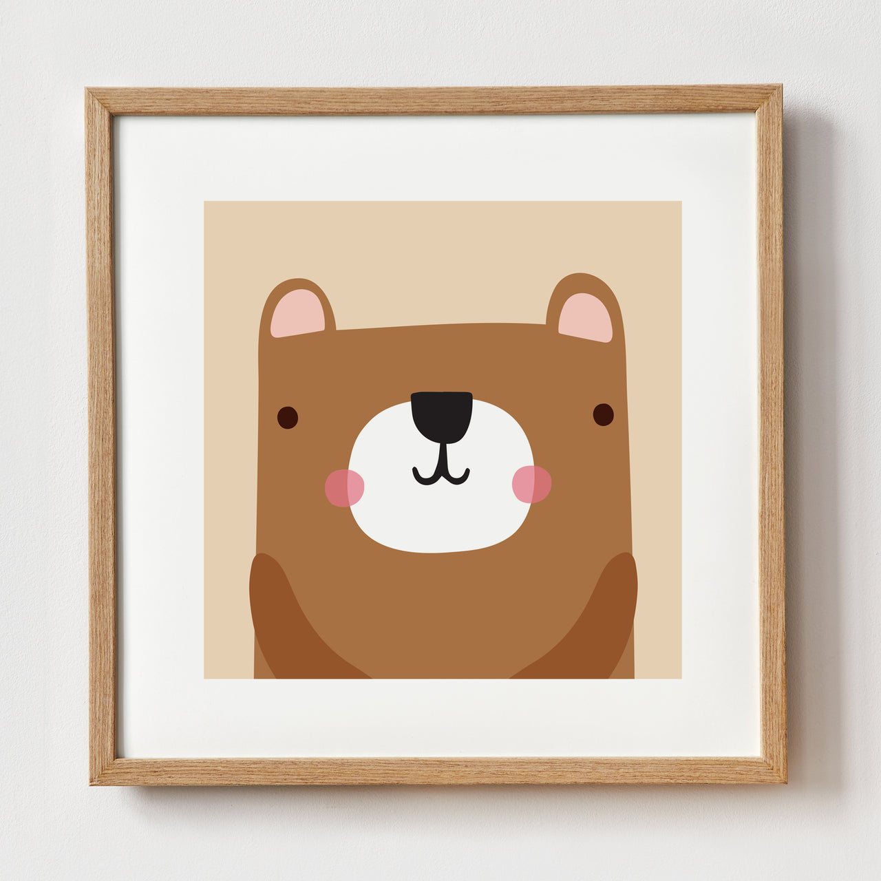 Bear Art Print by Sally Payne