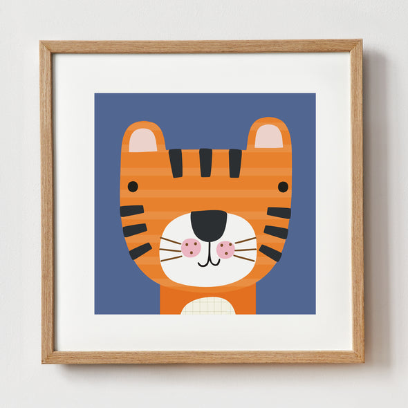 Tiger Art Print by Sally Payne