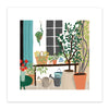 Garden Patio Art Print by Patti Blau