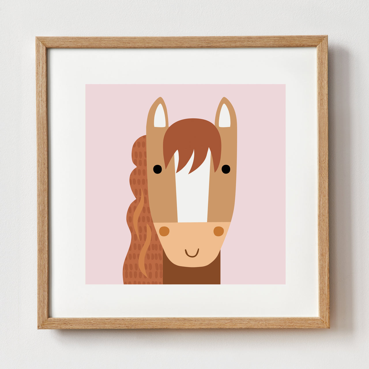 Horse Art Print by Sally Payne