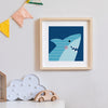 Shark Art Print by Sally Payne