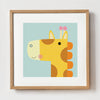 Giraffe Art Print by Sally Payne